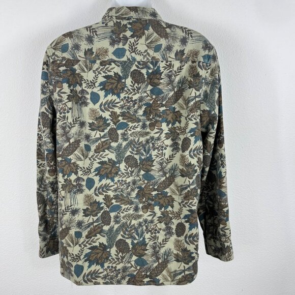 Madewell Men’s M Sunday Flannel Perfect Shirt Pine Cone Vetiver Green - Picture 2 of 9